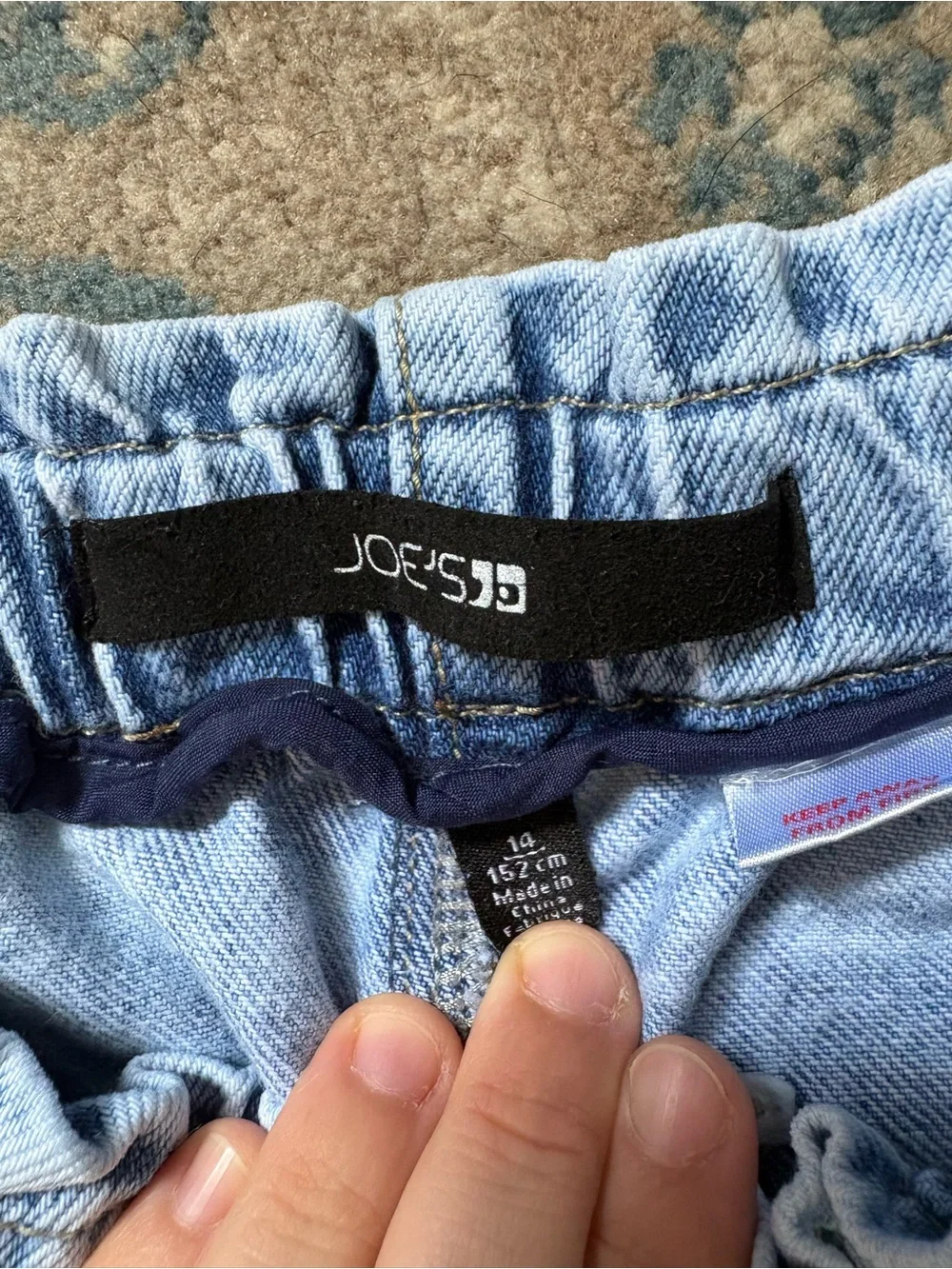 Joe's Jeans Light Blue Elastic Waist Kids Jeans